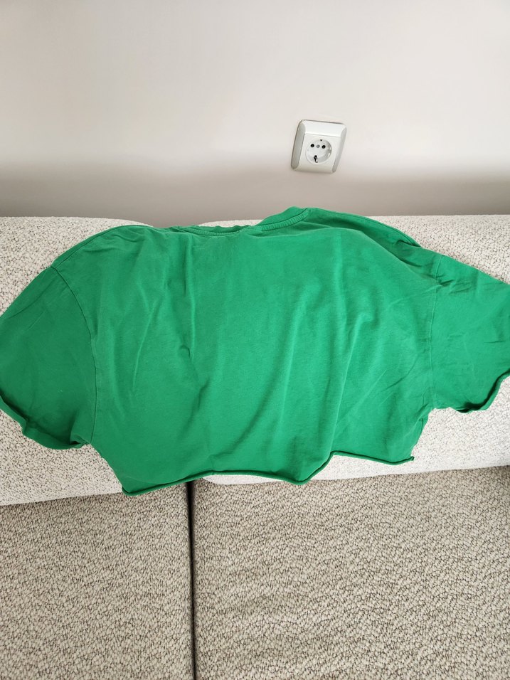 Yeşil Crop Tişört - Görsel 2