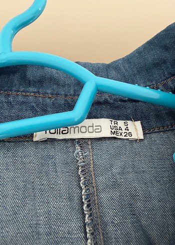 Düğmeli Elbise - Görsel 3