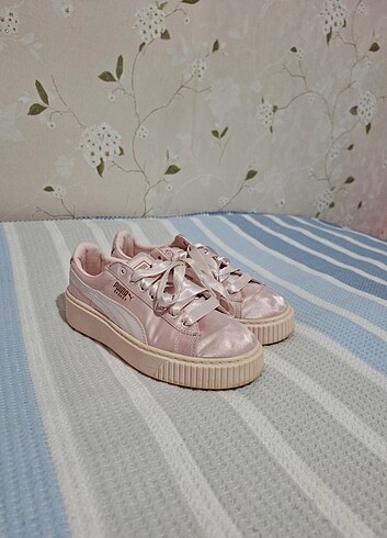 Puma Basket Pembe Kadın Spor Ayakkabı