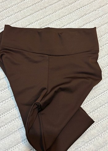 Kahverengi Kadın Tayt - Görsel 2
