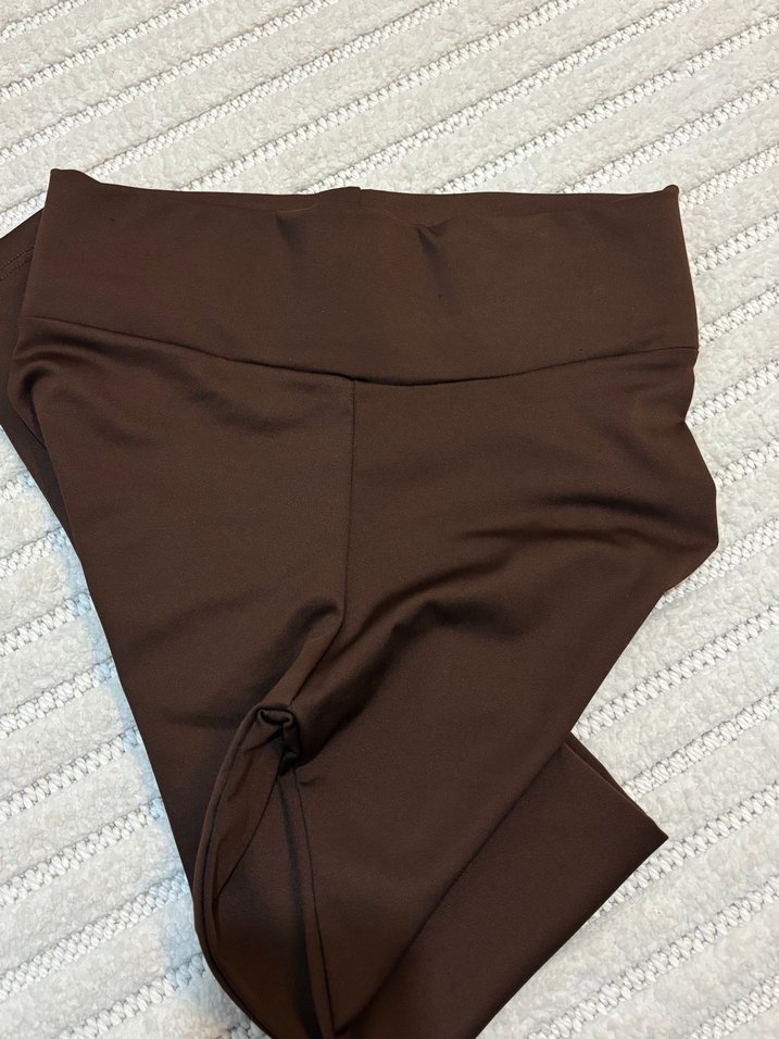 Kahverengi Kadın Tayt - Görsel 2