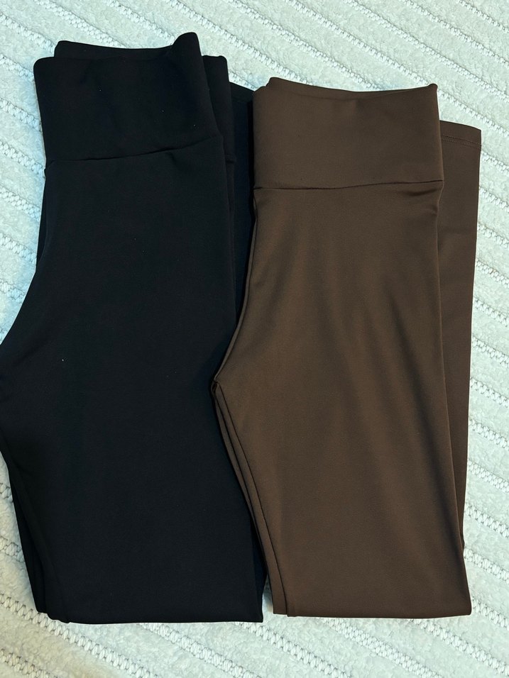 Kahverengi Kadın Tayt - Görsel 3