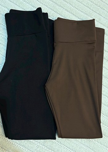 Siyah Bilek Boyu Kadın Tayt - Görsel 3