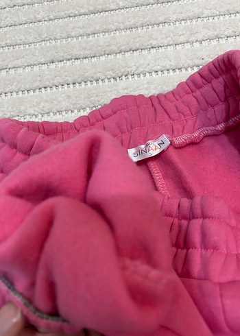 Kadın Pembe Rahat Kesim Eşofman Altı - Görsel 4