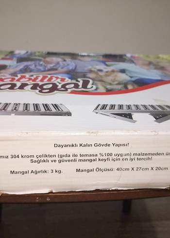 Mizan katlanır mangal - Görsel 5