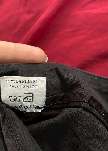 Siyah Mini Bambu Şortu - Görsel 3