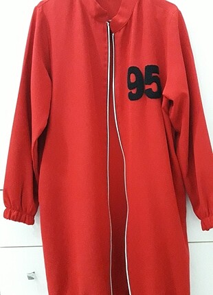 Trenchcoat görünümlü sportif tunik 