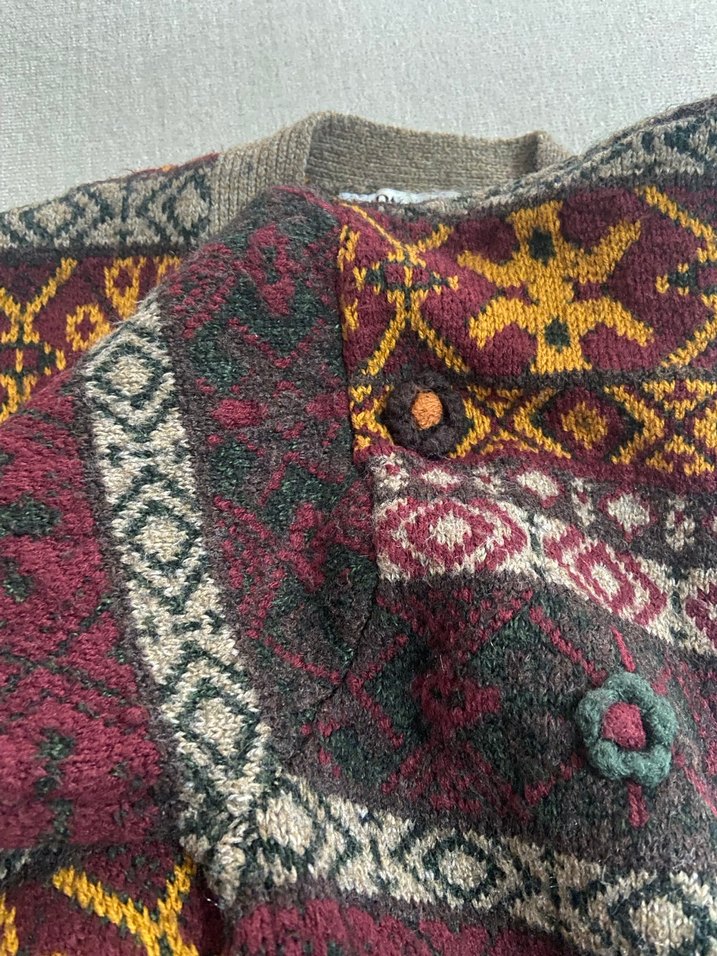 Örgü Desenli Bohem Kadın Hırka - Görsel 4