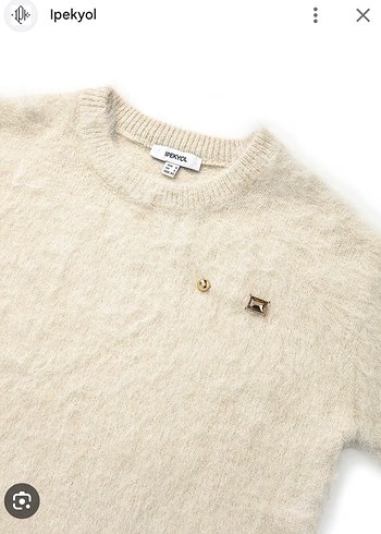 Ipekyol Bej Kürk Detaylı Kadın Kazak - Görsel 3