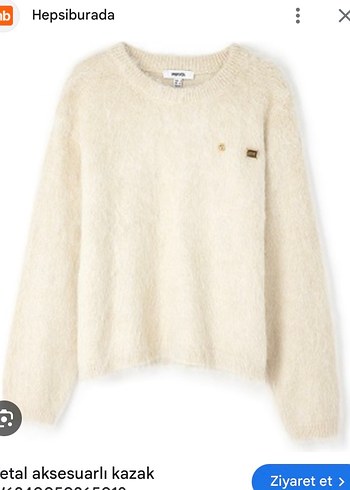 Ipekyol Bej Kürk Detaylı Kadın Kazak - Görsel 4