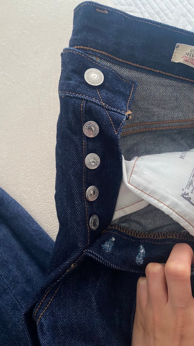 Levis Lacivert Düğmeli Regular Fit Kadın Kot Pantolon — görsel 12/15