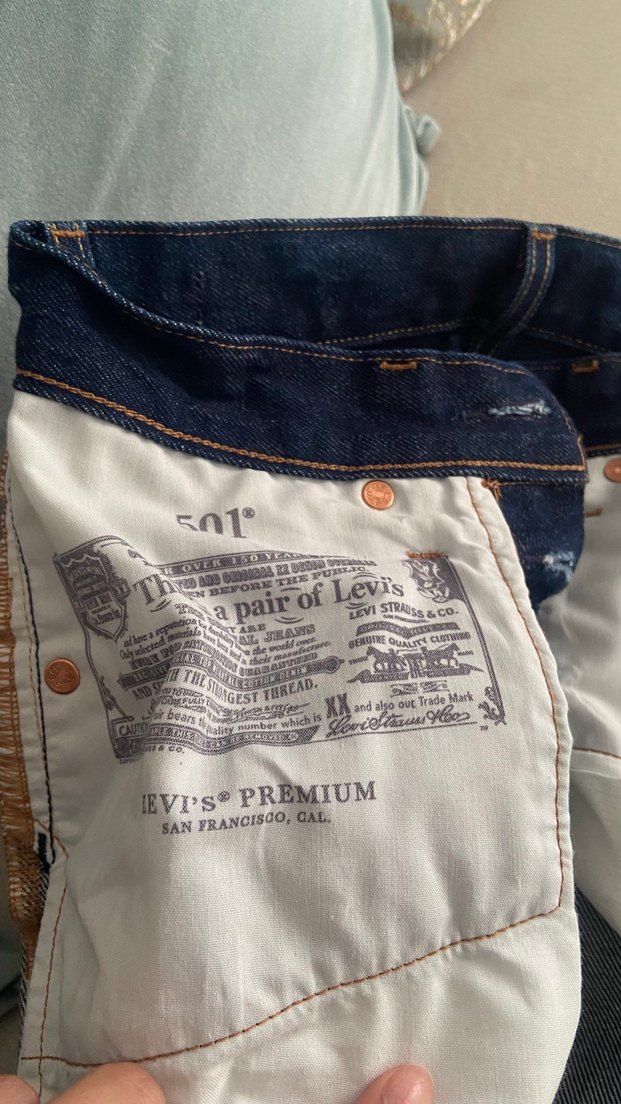 Levis Lacivert Düğmeli Regular Fit Kadın Kot Pantolon — görsel 8/15