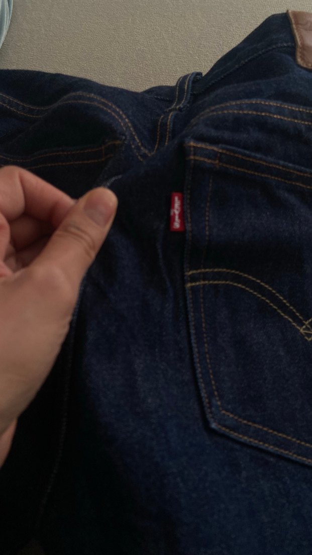 Levis Lacivert Düğmeli Regular Fit Kadın Kot Pantolon — görsel 9/15