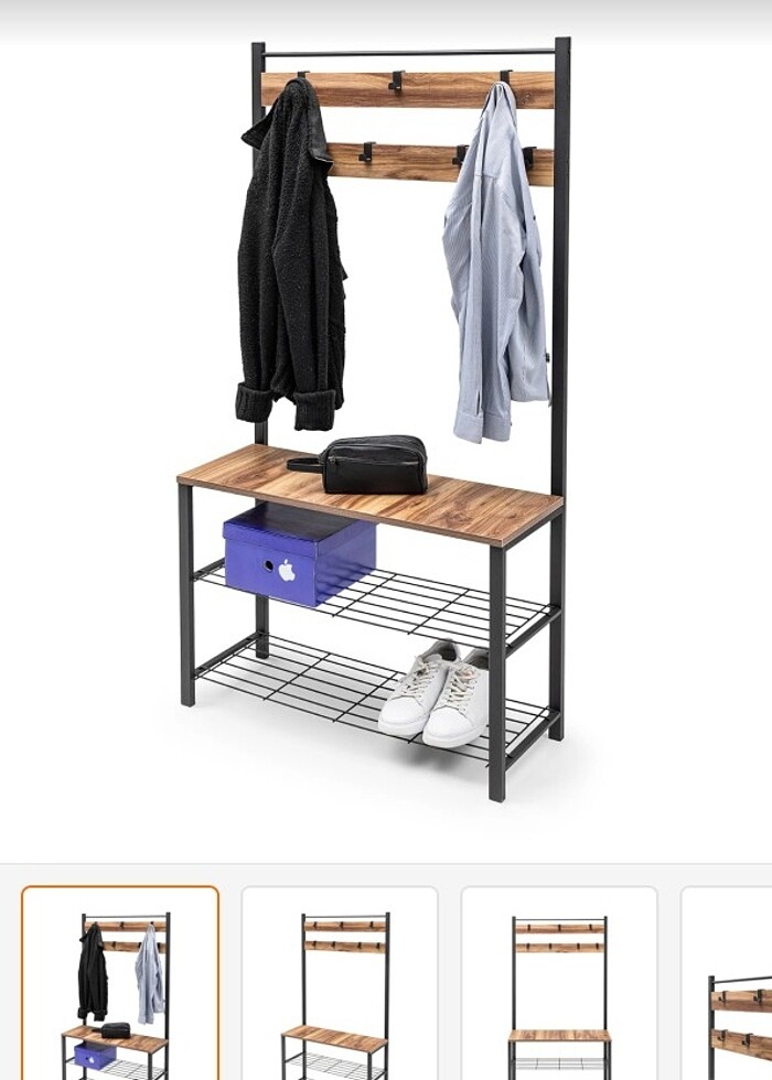 Metal portmanto  - Görsel 2