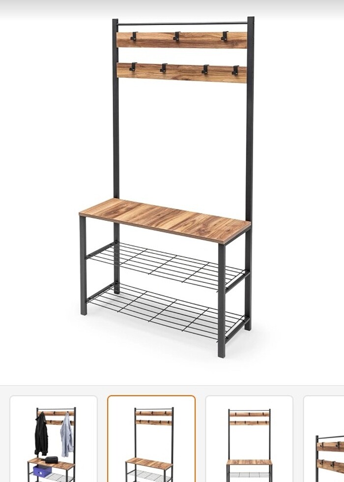 Metal portmanto  - Görsel 3