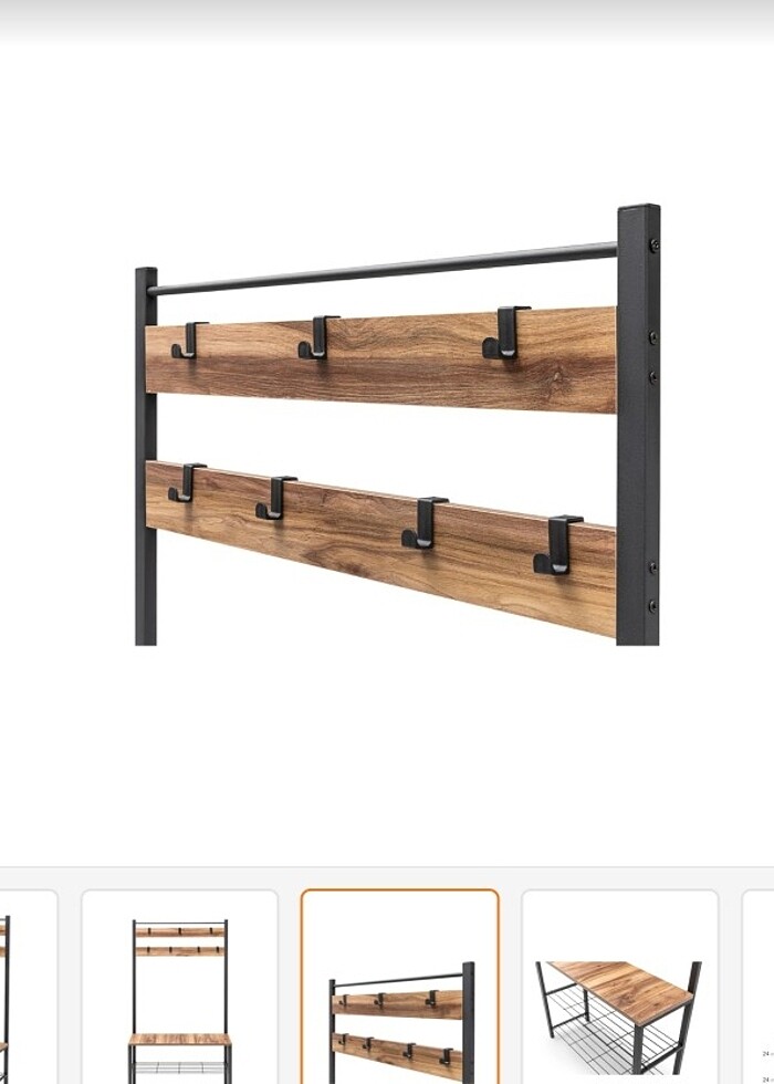 Metal portmanto  - Görsel 4