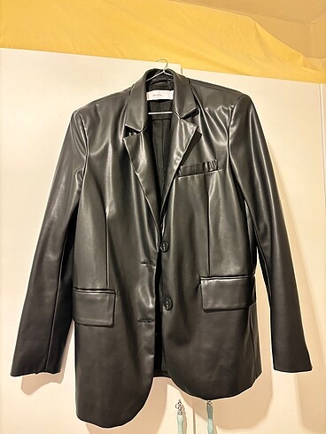 Blazer deri ceket