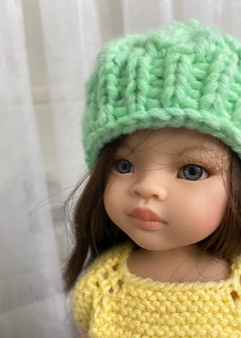 Beden Renk Pastel Yeşil Örgü Şapka