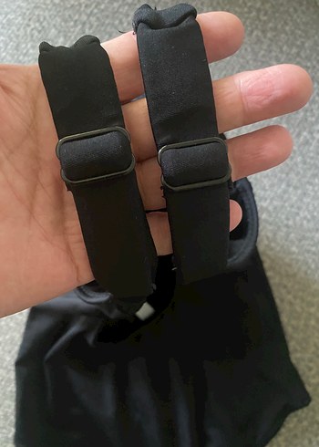 Parlak Siyah Baskılı Kadın Mayo - Görsel 8