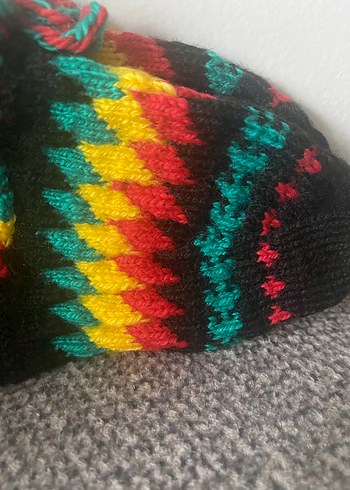 Erkek , bayan Çok Renkli Örgü Bohem Bot - Görsel 4