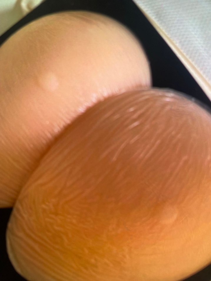 Bej Emzirme Göğüs Pedi slikon ürün - Görsel 2