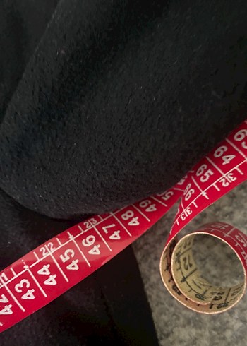 Kemerli Siyah Uzun Kaban Zara değildir .., - Görsel 12