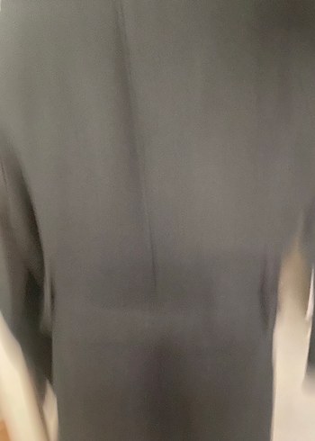 Kemerli Siyah Uzun Kaban Zara değildir .., - Görsel 9