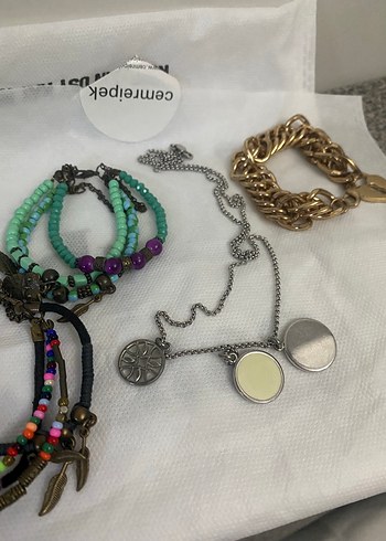 Renkli Boncuklu Bohem Kadın El Zinciri - Görsel 5