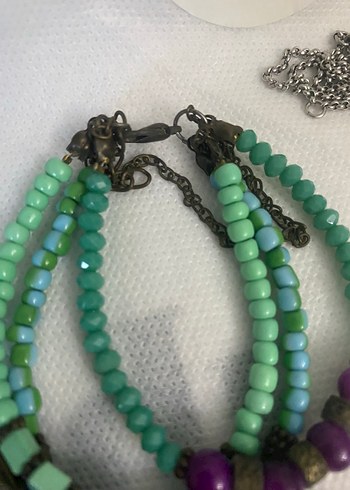 Renkli Boncuklu Bohem Kadın El Zinciri - Görsel 7