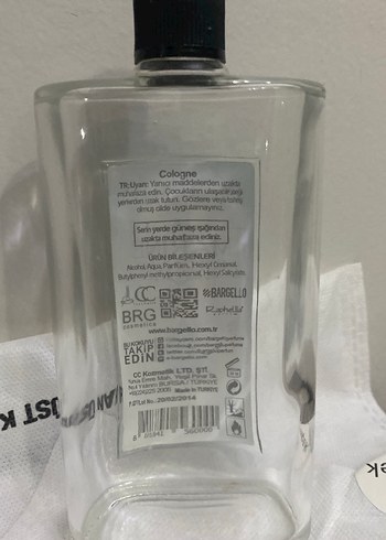 Marine Kolonya  boş şişesi 1930 Model - Görsel 3