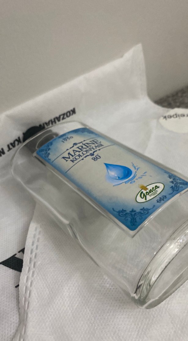 Marine Kolonya  boş şişesi 1930 Model - Görsel 4