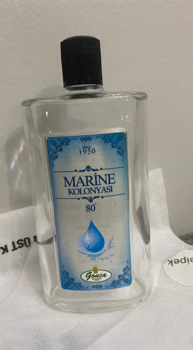 Marine Kolonya  boş şişesi 1930 Model - Görsel 2