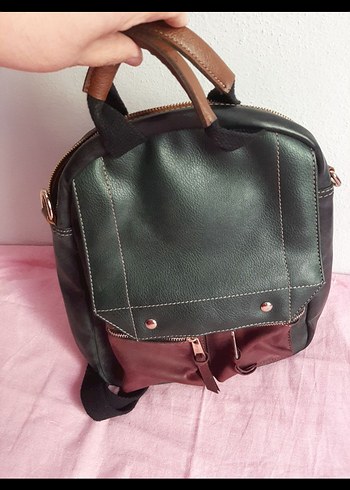 Fermuarlı Bohem Sırt Çantası - Görsel 8