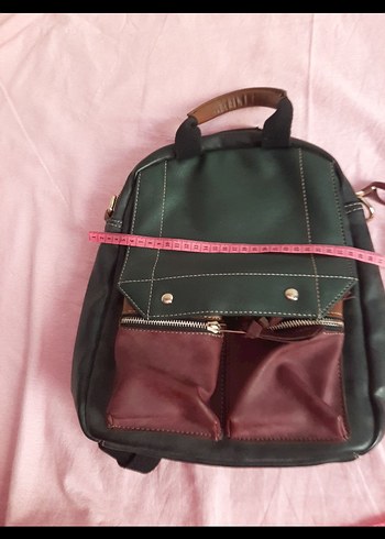 Fermuarlı Bohem Sırt Çantası - Görsel 6