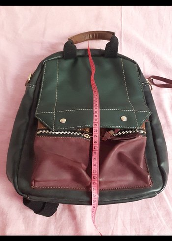 Fermuarlı Bohem Sırt Çantası - Görsel 5