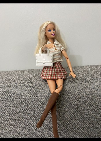 Bej Renkli Çizgili Gömlekli Bebek - Görsel 3