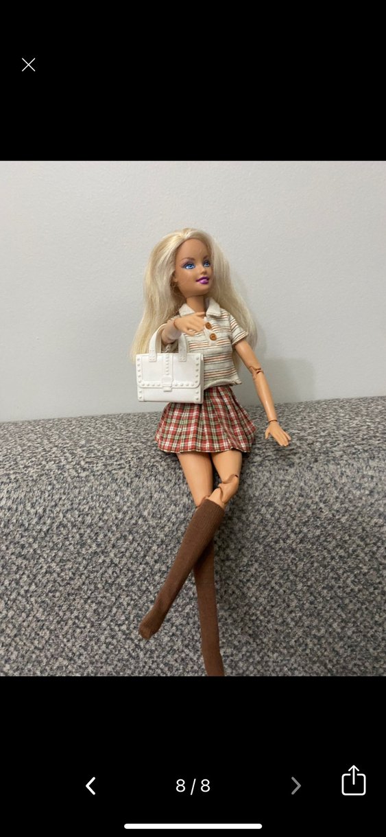 Bej Renkli Çizgili Gömlekli Bebek - Görsel 3