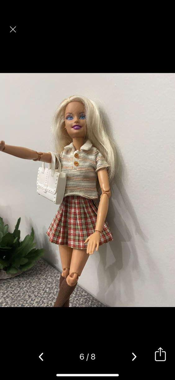 Bej Renkli Çizgili Gömlekli Bebek - Görsel 4