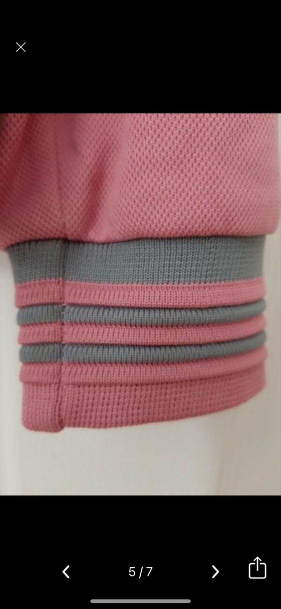 Pembe Gri Fermuarlı Spor Üst - Görsel 4