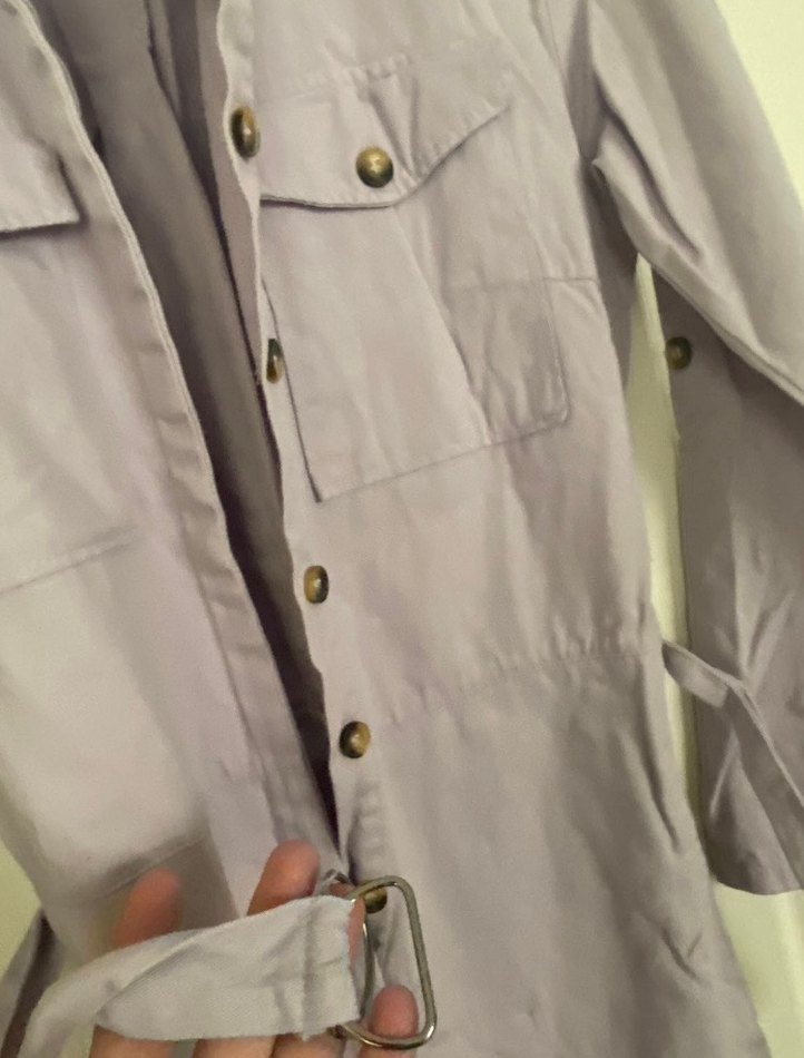 Düğmeli Uzun Kollu Kadın Tulum - Görsel 2