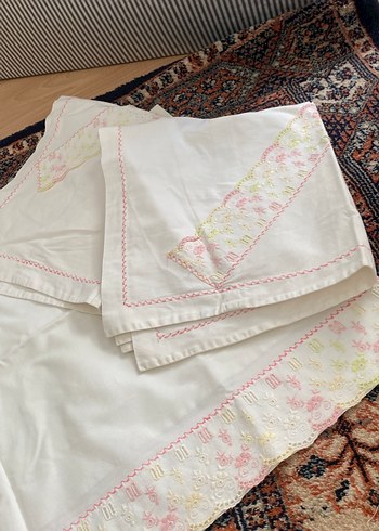 Fistolu , pikolu beyaz  Pastel Nevresim Takımı - Görsel 10