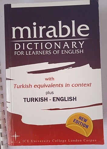 Mirable İngilizce Türkçe Sözlük 