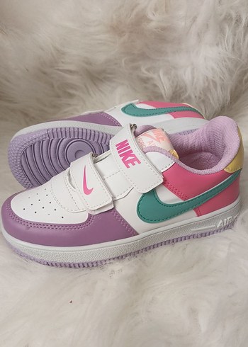 Renkli Kız Çocuk Sneakers Velcro Bağcıklı - Görsel 5