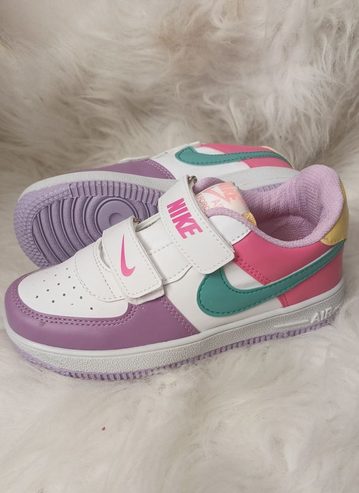 Renkli Kız Çocuk Sneakers Velcro Bağcıklı - Görsel 5