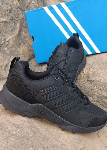 Erkek Siyah Outdoor Ayakkabı Velcro Bağcıklı - Görsel 4