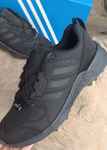 Erkek Siyah Outdoor Ayakkabı Velcro Bağcıklı - Görsel 5