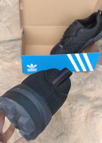 Erkek Siyah Outdoor Ayakkabı Velcro Bağcıklı - Görsel 6