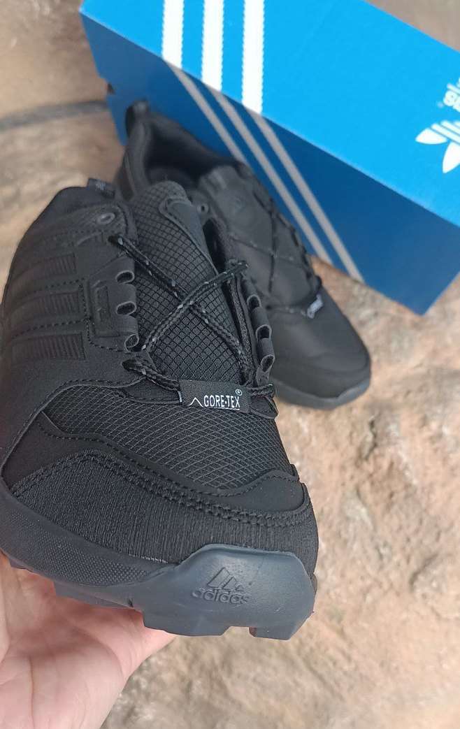 Erkek Siyah Outdoor Ayakkabı Velcro Bağcıklı - Görsel 3