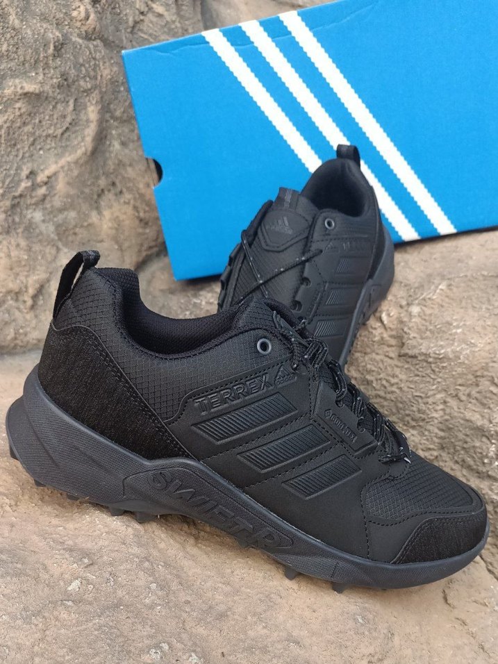 Erkek Siyah Outdoor Ayakkabı Velcro Bağcıklı - Görsel 4