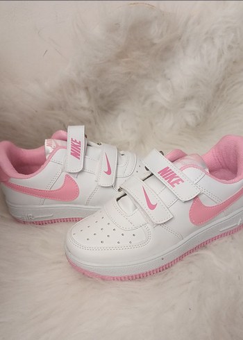 Kız Çocuk Pembe Cırt Cırtlı Spor Ayakkabı - Görsel 3